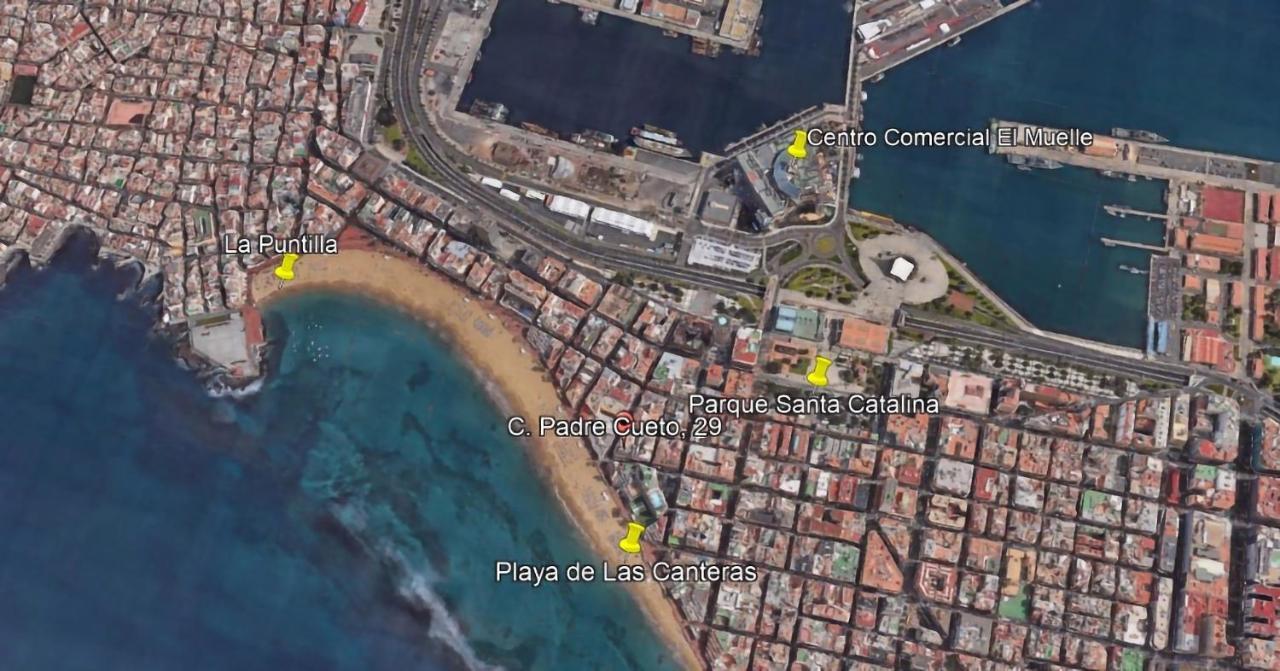 Flatguest Blue Sea - Canteras Beach - Balcony Las Palmas de Gran Canaria Exteriör bild